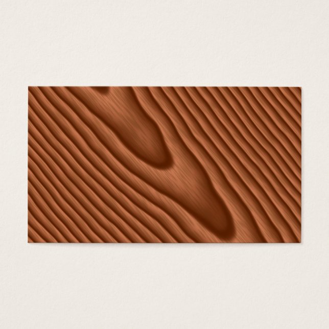 Cartes De Visite Graine de bois Brown texturée (Devant)