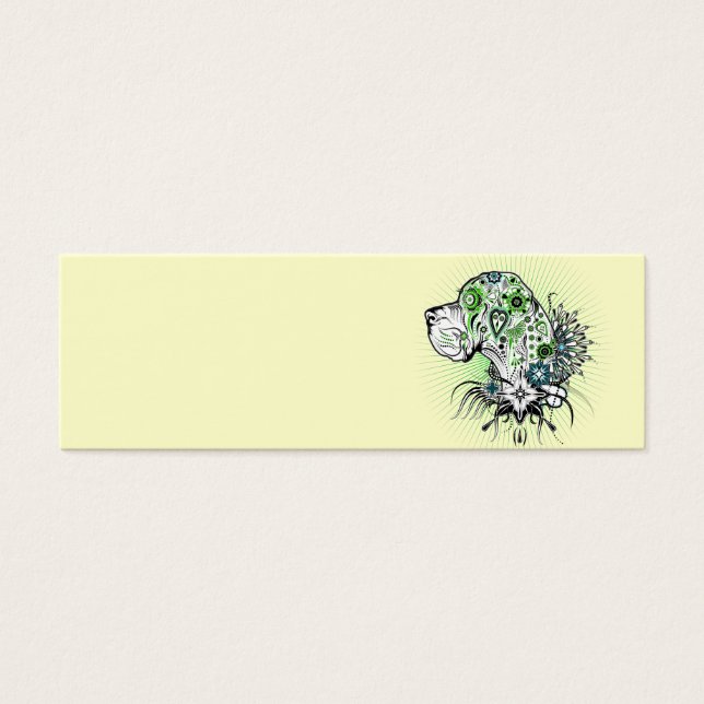 Cartes De Visite Grand Danois Greeny (Devant)