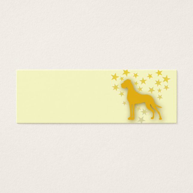 Cartes De Visite Grand Danois Starheart (Devant)