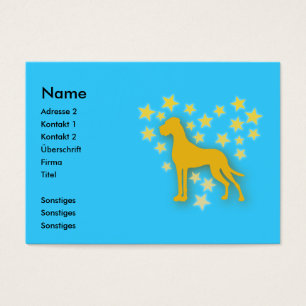 Cartes De Visite Grand Danois Starheart