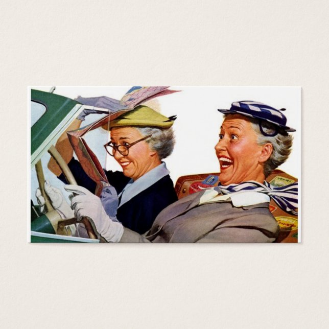 Cartes De Visite Grand-mère La reine de vitesse (Devant)