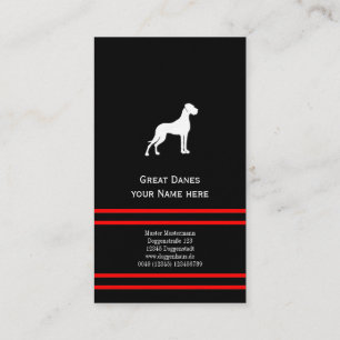 Cartes de visite Grandes Danoises
