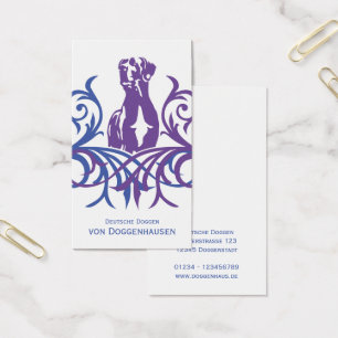 Cartes De Visite Grands Danois