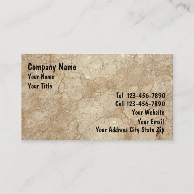 Cartes de visite Granite_1 (Devant)
