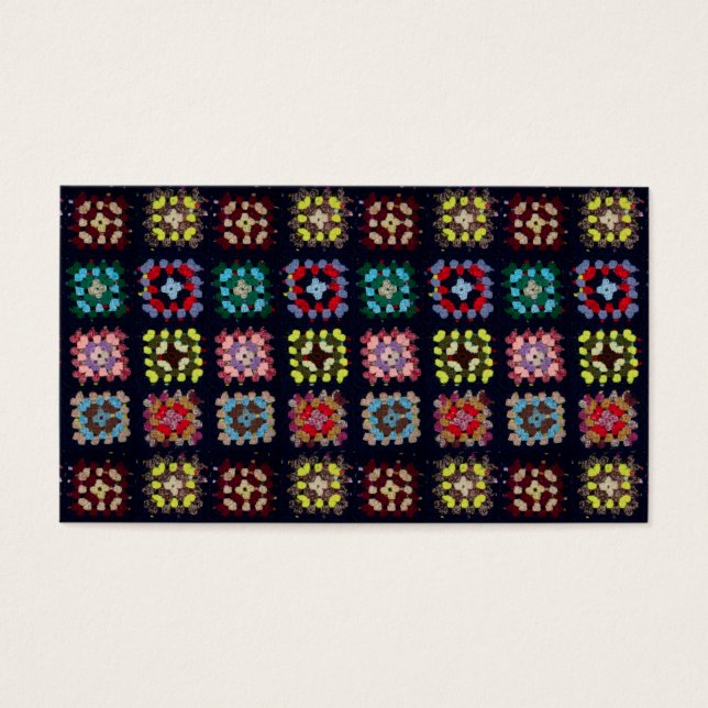 Cartes De Visite Granny carrés (Devant)