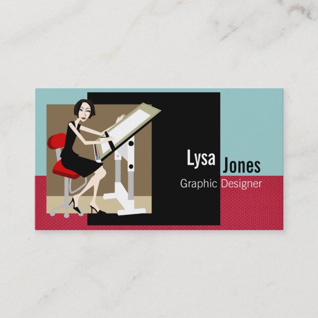 Cartes de visite Graphic Designer (Devant)