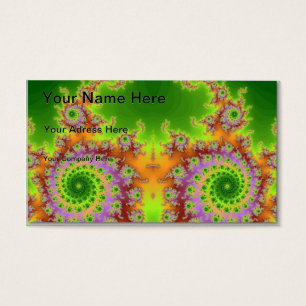 Cartes De Visite Green Eyed fractal