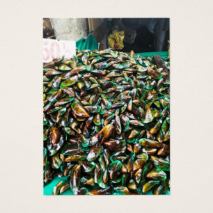 Cartes De Visite Green Lipped Mussels For Sale Profile Card