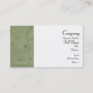 Cartes de visite Green toscanes