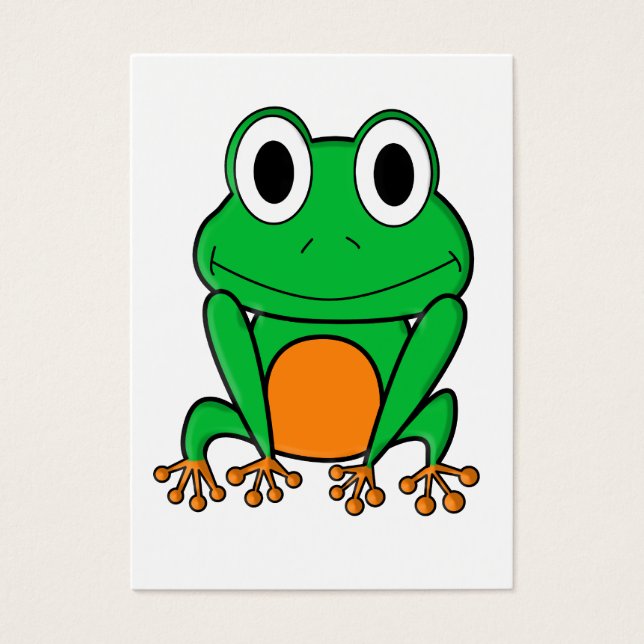 Cartes De Visite Grenouille (Devant)