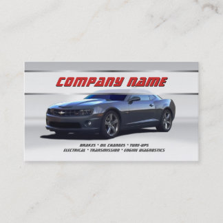 Cartes de visite gris de Camaro