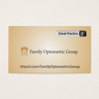 Cartes De Visite Groupe optométrique de famille