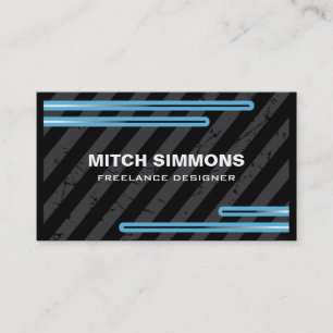 Cartes de visite grunges modernes