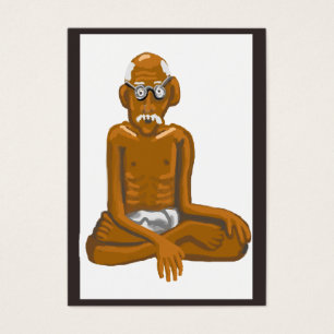 Cartes De Visite Guandhi citations - service aux autres