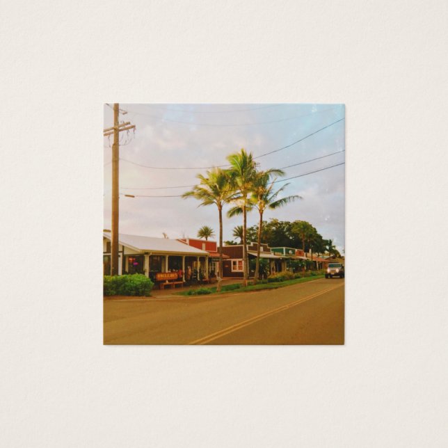 Cartes De Visite Haleiwa Surfer (Devant)