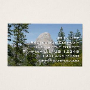 Cartes De Visite Half Dome depuis Panorama Trail II