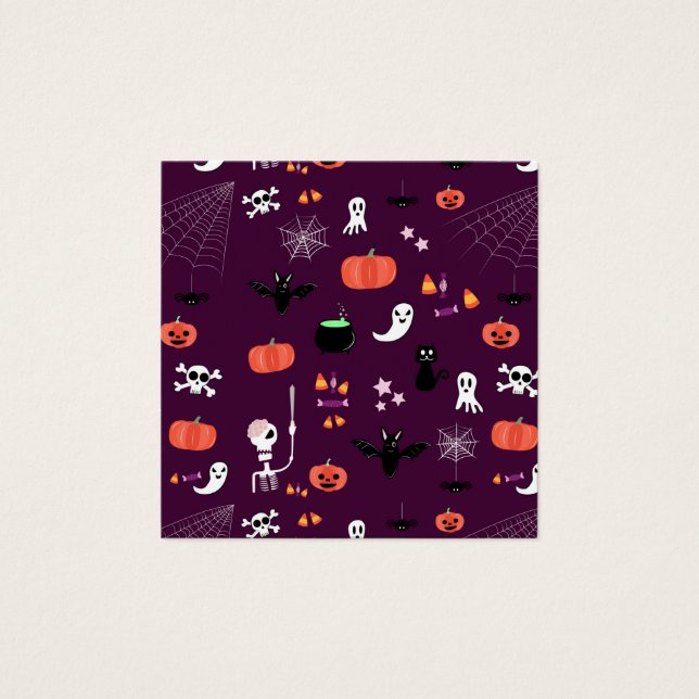 Cartes De Visite Halloween (Devant)
