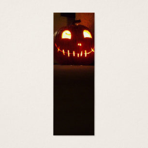 Cartes De Visite Halloween souriant Jack-o-Lantern