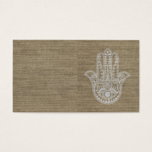 Cartes De Visite HAMSA Main de Fatima symbole amulet
