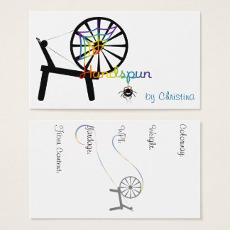 Cartes De Visite Handspun Fibre Arts