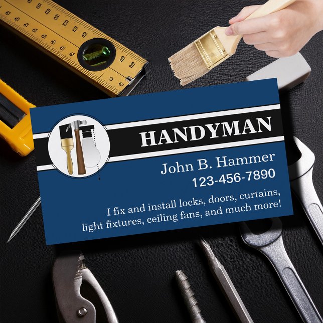 Cartes de visite Handyman (Créateur téléchargé)