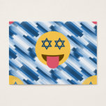Cartes De Visite hanoukka chanukkah emoji<br><div class="desc">chanukka, chanukkah, emoji, drôle, hannukah, Hanoukka, hanoukka emoji, hanoukka, visage heureux, hébreu, jours fériés, juif, juif, judaïsme, étoile de david, jaune bleu, passover, yom Kippour, rayé, bleu, blanc, pastel - "star de david""emoji juif""hanoukka emoji" kah emoji" emoji emoticon "happy face""vacances juives" "star de david emoji""star de david happy face""rosh hashanah"...</div>