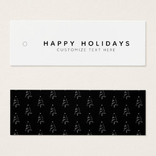 Cartes De Visite Happy Holidays Vêtements d'affaires Hang Tag