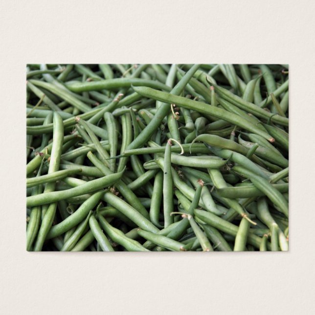 Cartes De Visite Haricots verts (Devant)