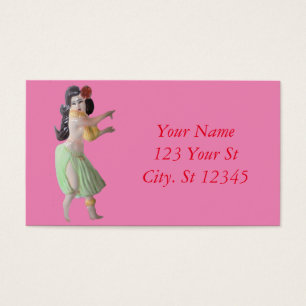 Cartes De Visite Hawaii Hula Dancer Thunder_Cove