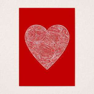 Cartes De Visite Heart Valentines