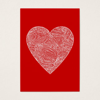 Cartes De Visite Heart Valentines