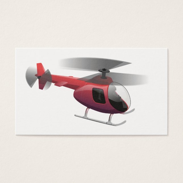 Cartes De Visite Hélicoptère (Devant)