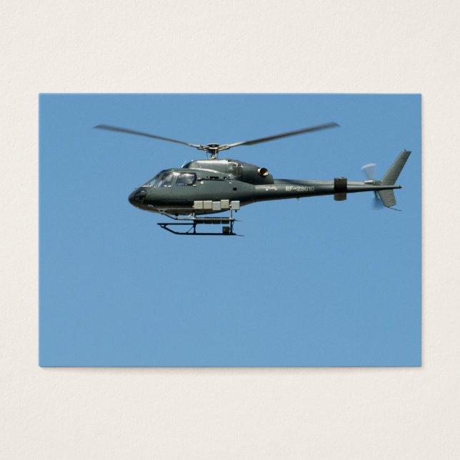 Cartes De Visite hélicoptère volant (Devant)
