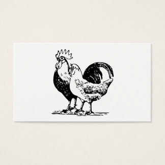 Cartes De Visite Hen & Rooster