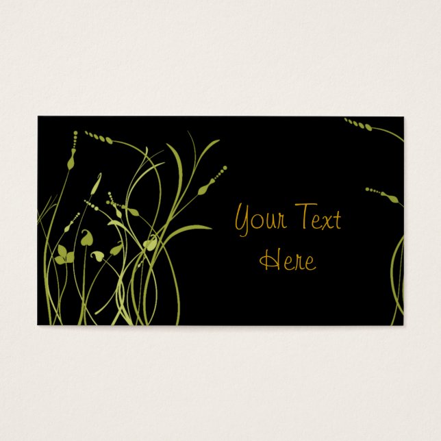 Cartes De Visite herbe (Devant)