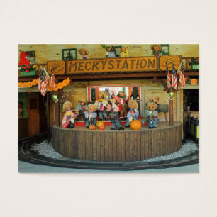 Cartes De Visite Hérisson musical Cowboy Band