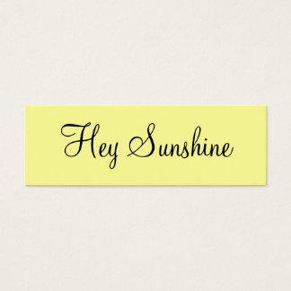 Cartes De Visite Hey Sunshine