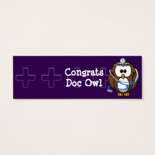 Cartes De Visite hibou doc pageur