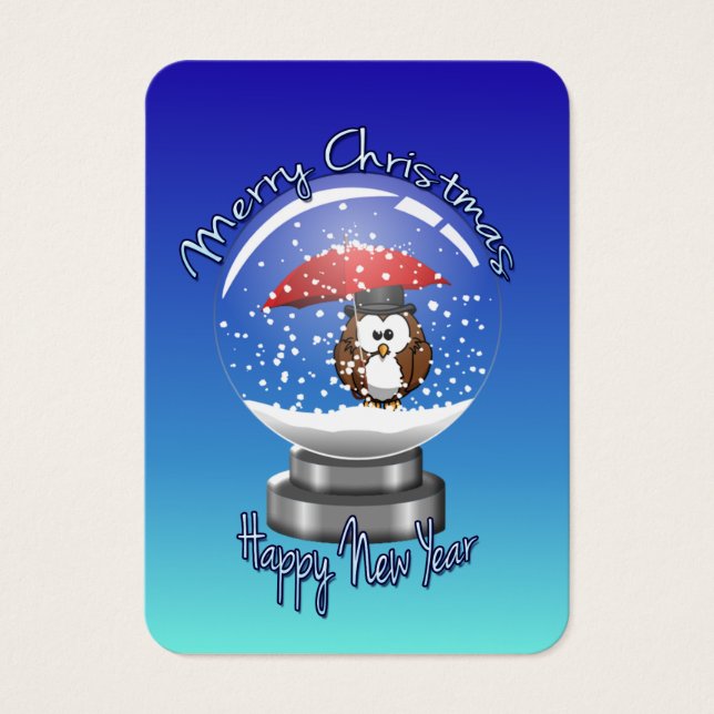 Cartes De Visite hiboux (Devant)