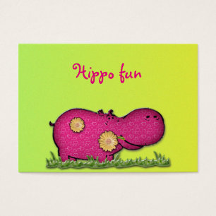 Cartes De Visite hippo
