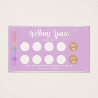 Cartes De Visite Holistic design Loyalty Card 