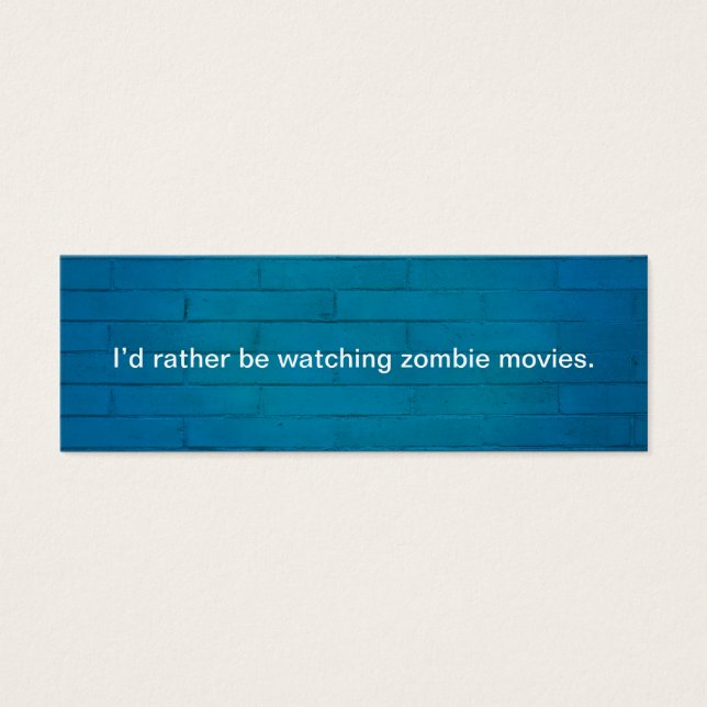 Cartes De Visite honnêteté (Devant)