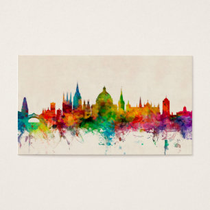 Cartes De Visite Horizon d'Oxford Angleterre