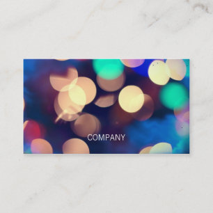 Cartes de visite horizontaux de photo de Bokeh