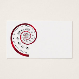 Cartes De Visite Horloge infinie