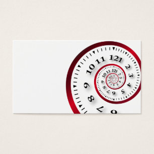 Cartes De Visite Horloge infinie
