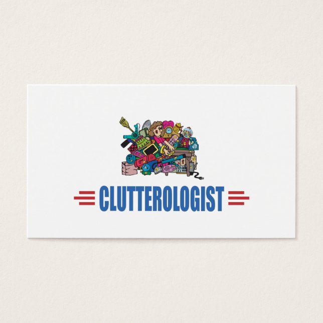Cartes De Visite Humoriste Clutter (Devant)