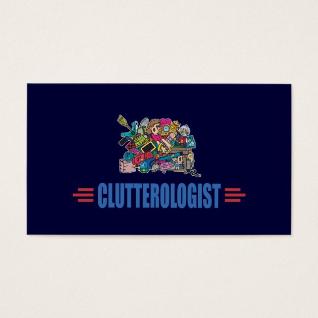 Cartes De Visite Humoriste Clutter (Devant)