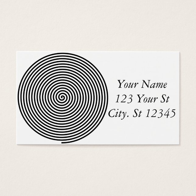 Cartes De Visite Hypnose ronde Spirale Thunder_Cove (Devant)