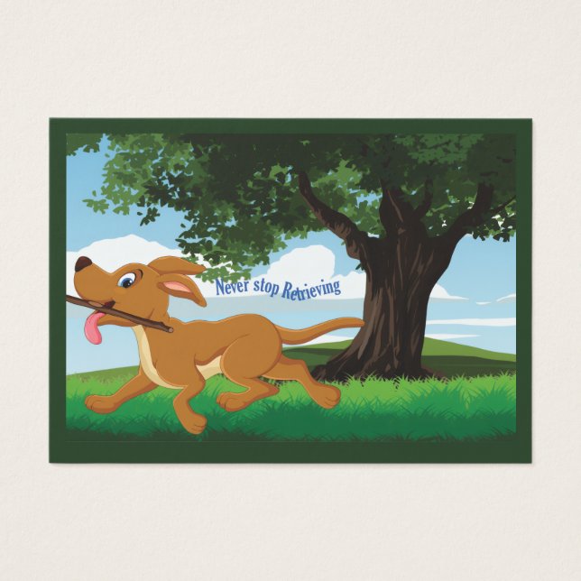 Cartes De Visite I Live to retrieve (Devant)